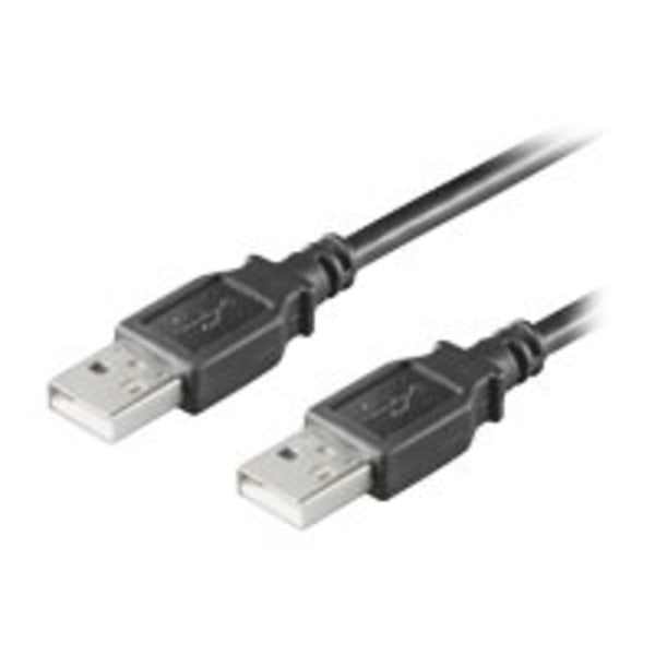 MicroConnect - USB-kaapeli - USB (uros) USB:hen (uros) - USB 2.0 - 5 m - musta