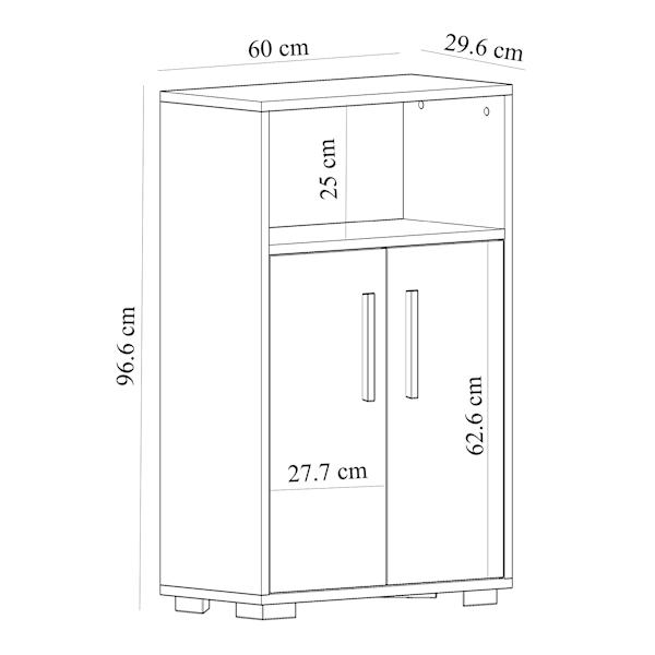 Multi Purpose Cabinet Moon - Safir Ek, ​​Vit