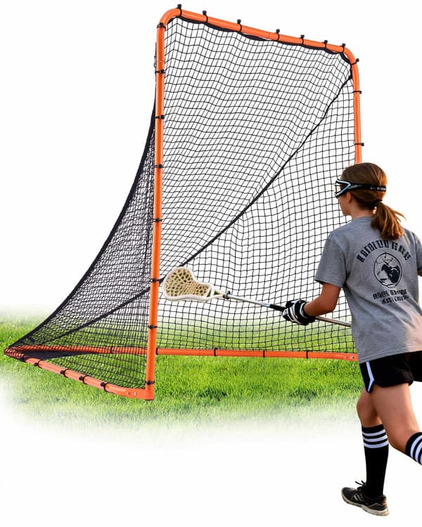 Lacrossemål 1,8x1,8m, hopfällbart träningsnät med stålram
