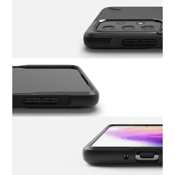 Holdbart og fleksibelt cover til Galaxy A73 Onyx sort