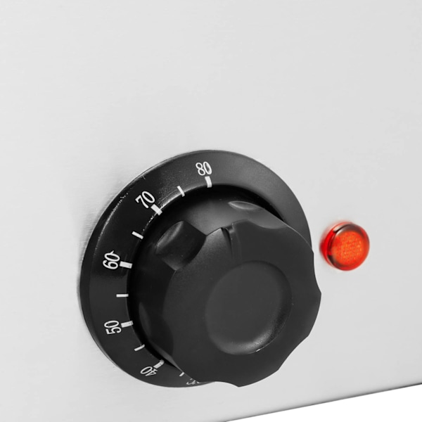 Bain-marie sähkölämmitin hanalla GN 1/1 600 W konteille