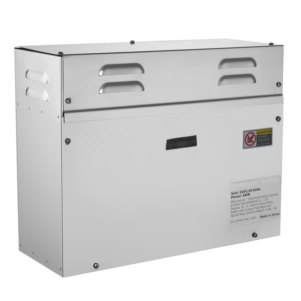 6kW ångduschgenerator, digital display, timer