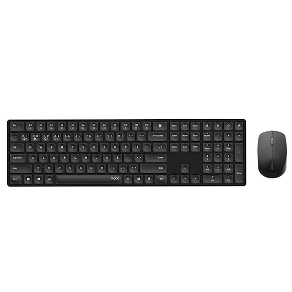 RAPOO Tastatur/Mus Sæt 8020M Trådløs Multi-Mode Sort Sort