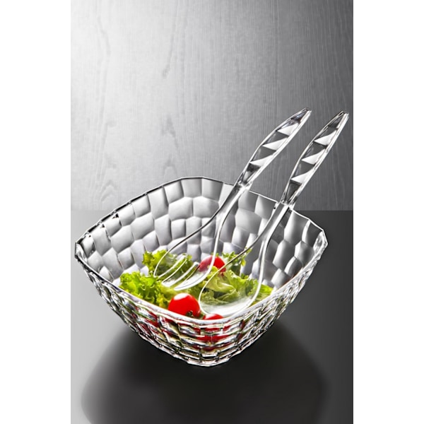 Salladsserveringsset (2 delar) C-DD-13 - Transparent