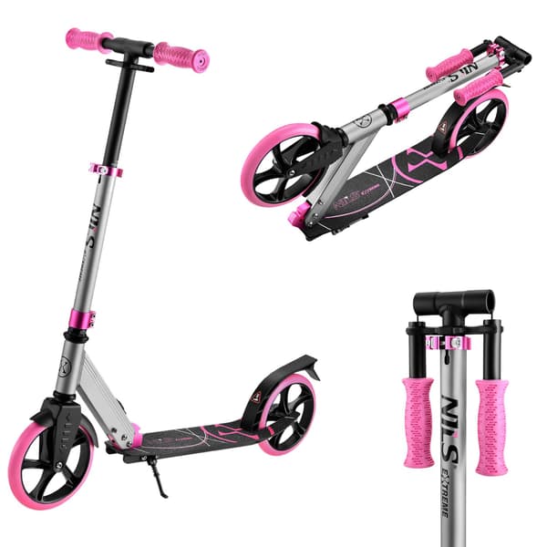 Sammenklappelig sparkescooter til voksne, justerbar højde