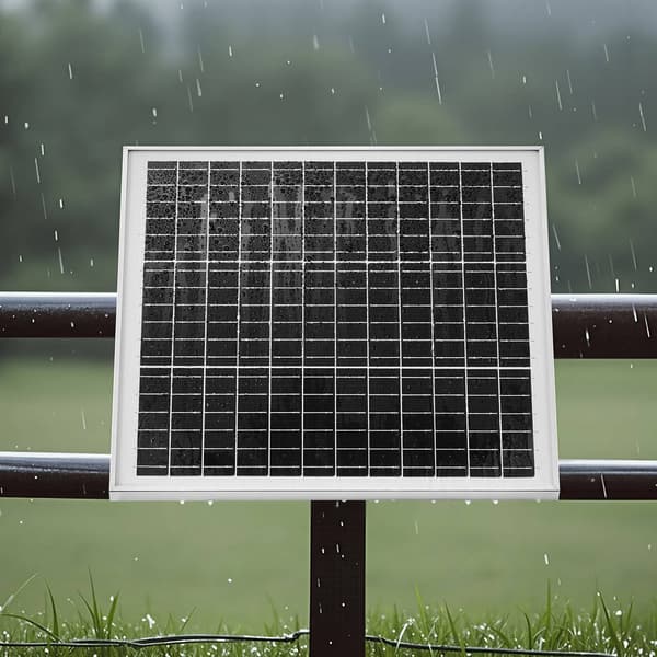 20W 12V solcellsladdare med styrenhet, mastmontering