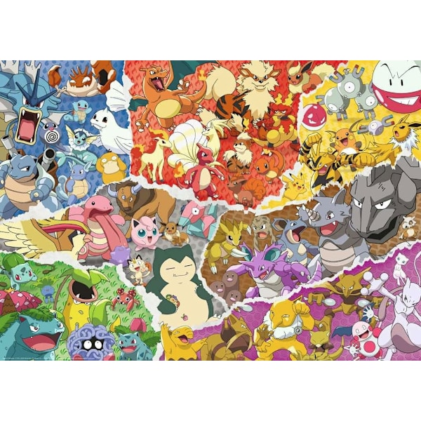 Pokemon Jigsaw Puzzle Pokemon Adventure (1000 kpl)