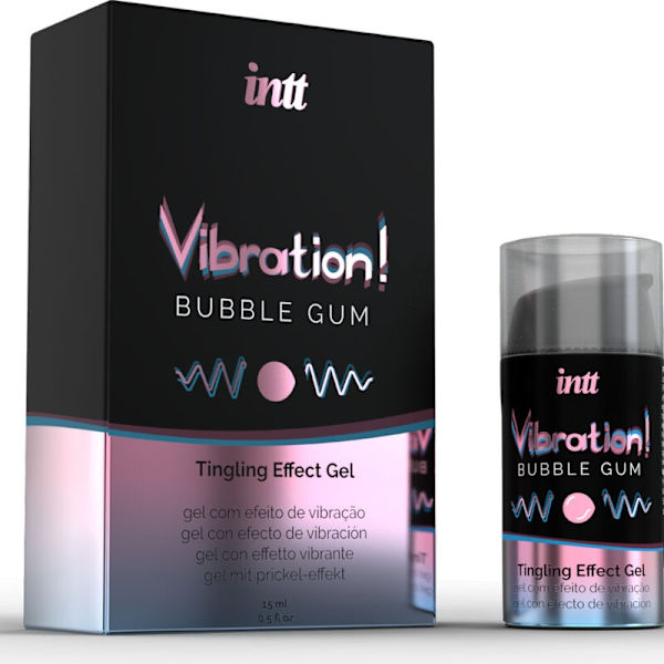 Intt - Kraftig intimstimulerende flydende vibrerende tyggegummi 15Ml