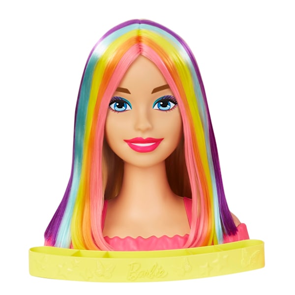 Barbie Neon Rainbow Deluxe Kampauspää