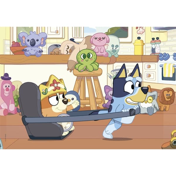 Bluey Puzzle 2-pack, 60 bitar vardera, kul för barn