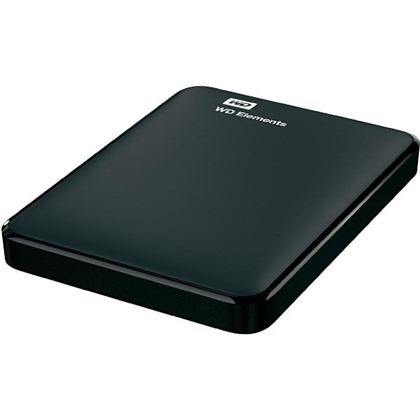 WD Elements Portable 1 TB USB 3.0 - ekstern harddisk til USB-forbindelse, sort