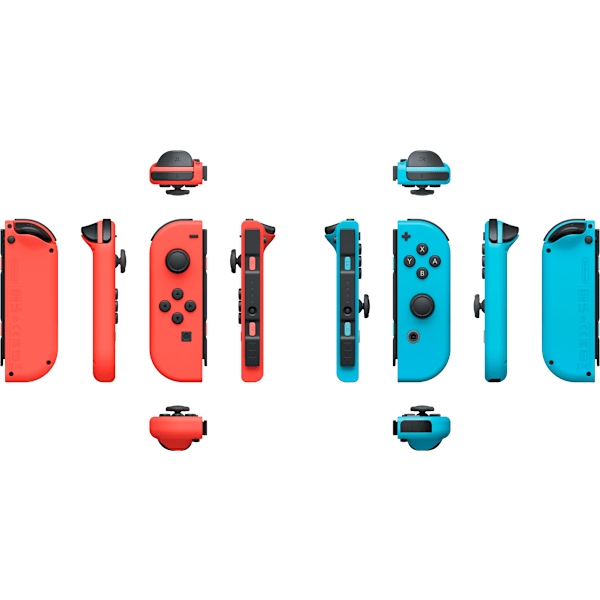 Nintendo Joy-Con Pair - peliohjainpari, neonpunainen ja neonsininen, Switch