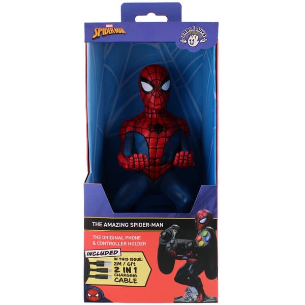 Spiderman figurklämningsfäste, 21 cm Cable Guy Display