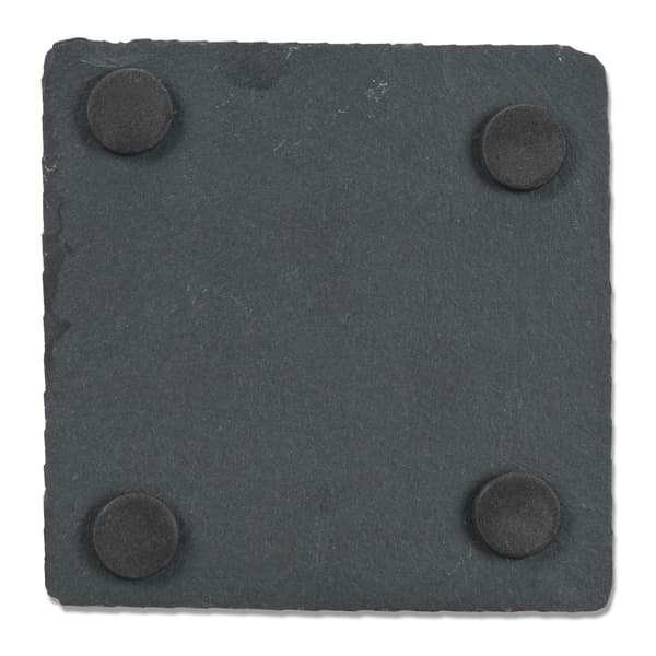 setti 10 lasinalusea liuskekiviä 10x10 cm