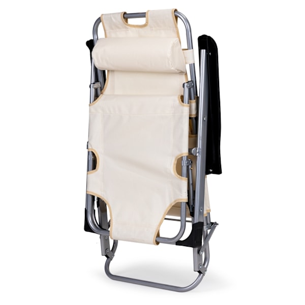 Liggestol, havestol, foldbar 2-i-1 liggestol