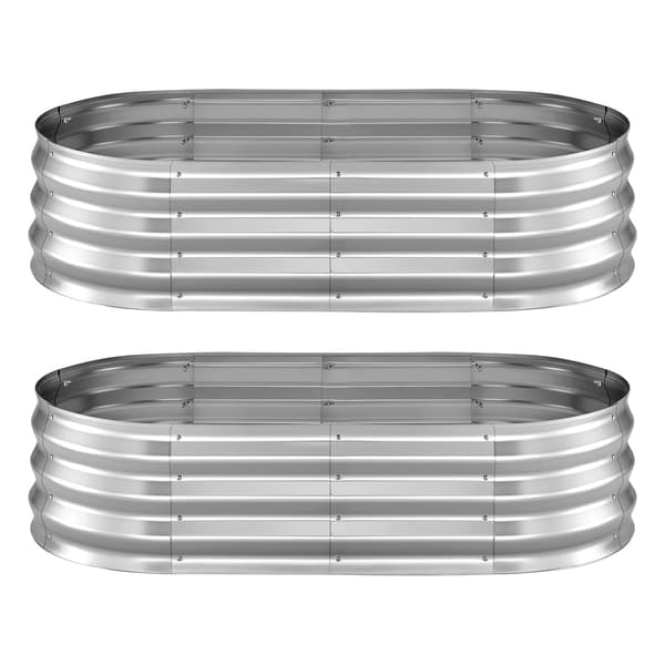 Sinkityt kohopenkit, 2 kpl, 4x2x1 jalkaa soikea
