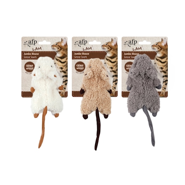 AFP Lambswool-Jumbo Crinkle Catnip Gnagare