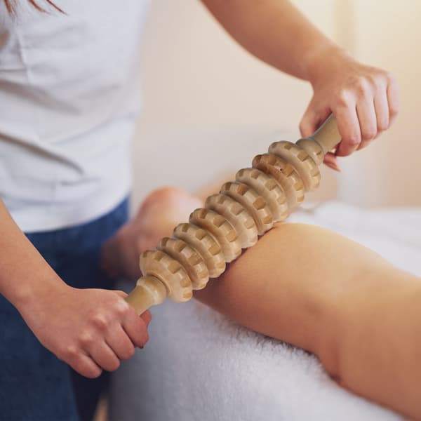 Massagerulle i trä