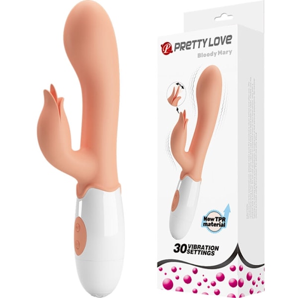 Pretty Love - Bloody Mary Vibrator med stimulator