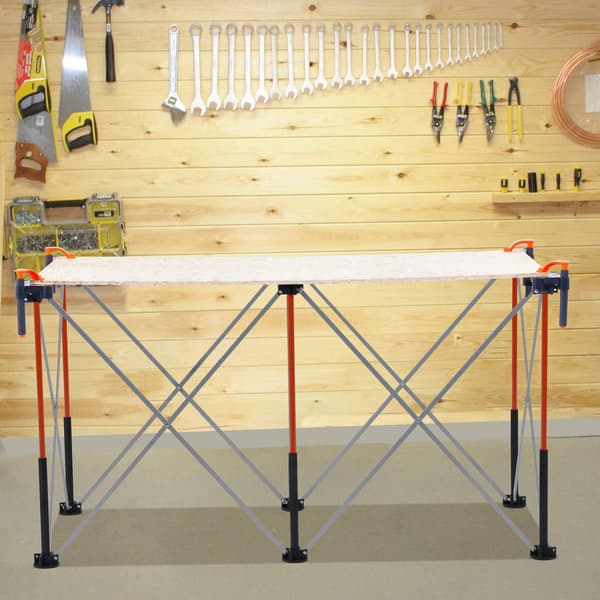 Bærbart, foldbart arbejdsstativ 1266 x 665 mm, 1135 kg, bæretaske