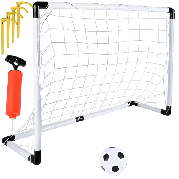 Fodboldmål + bold + pumpe 23459
