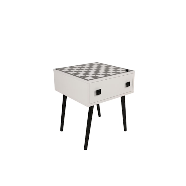 Skakbord Chesso - Sort, Hvid