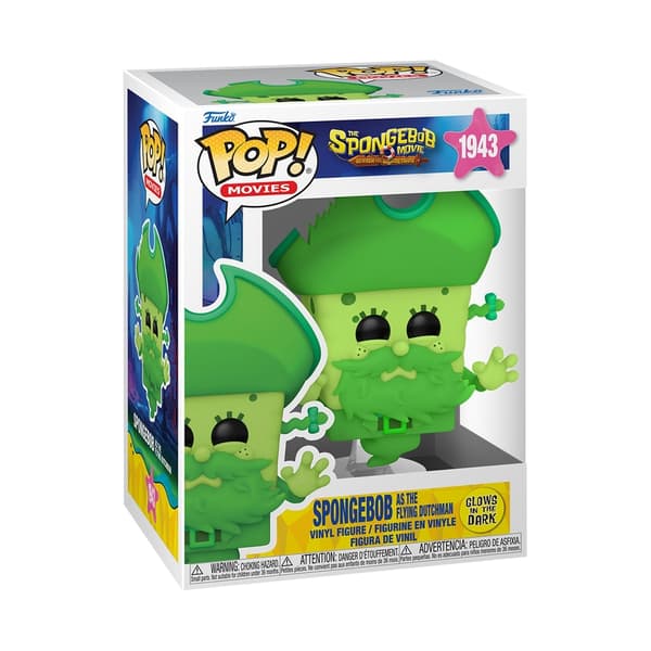 SvampeBob Den Flyvende Hollænder Glød Vinylfigur