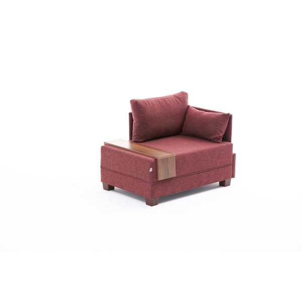 1-sædet sofa flyve højre - Claret Rød