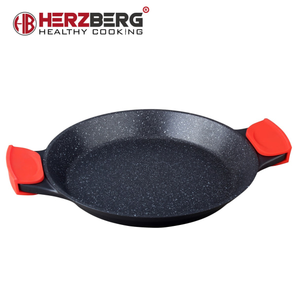 Herzberg HG-7132PP: 32cm Paella pannu