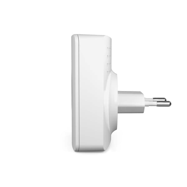 Trådlös dörrklocka med Wi-Fi, 60 melodier, vit