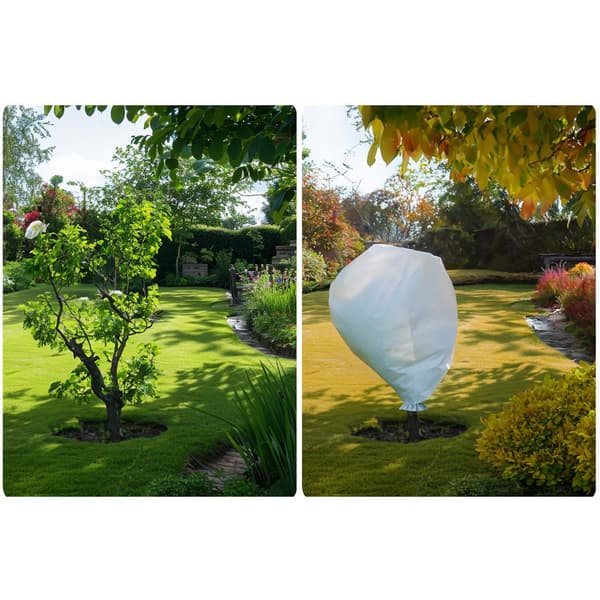Skyddsväv för växter 1000 cm x 160 cm Plonos - vit