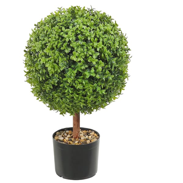 Konstgjorda buxbomträd, 60 cm, set om 2