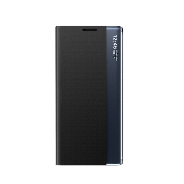 Case cover med klap og stativ til Xiaomi Redmi Note 12 5G / Poco X5 5G New Sleep Case sort