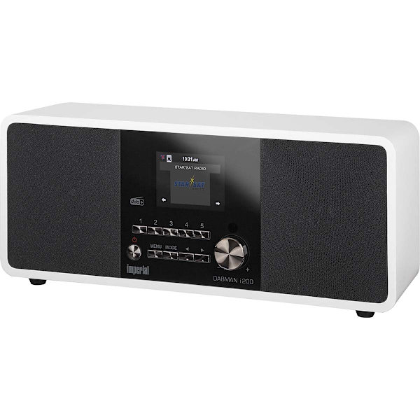 DABMAN i200 Multifunktionell stereoradio DAB+ / FM / Internet Vit