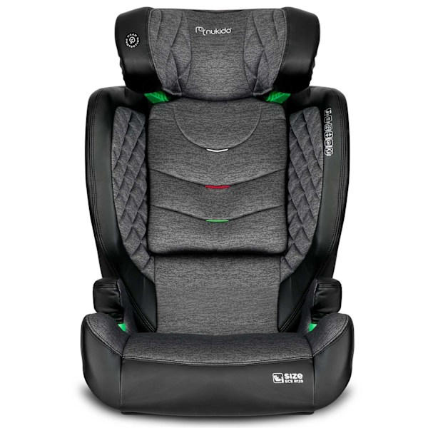 Turvaistuin Nukido Louis musta-harmaa 15-36 kg ISOFIX