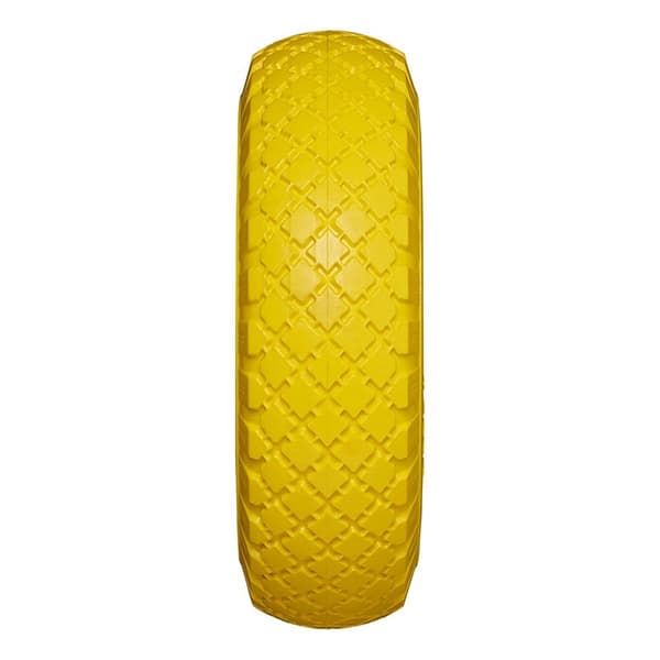 PU dæk med plast fælg 10" 3,00-4
