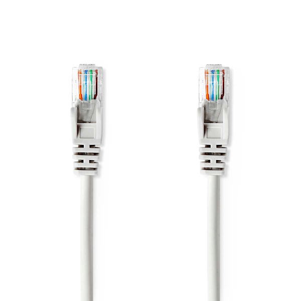 CAT5e verkkokaapeli | U/UTP | RJ45 uros | RJ45 uros | 2.00 m | Pyöreä | PVC | Harmaa | Muovipussi