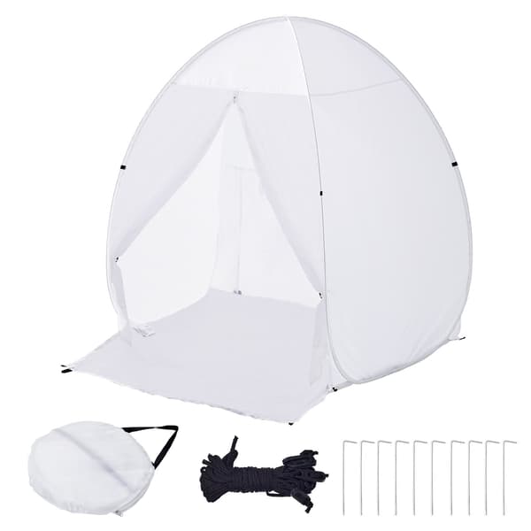 Pop-up spraymalingstelt, ventileret, 60 x 60 x 70 tommer