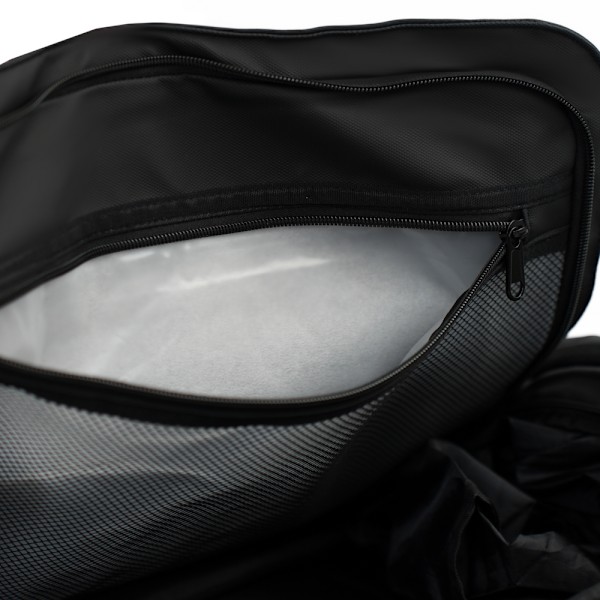 Lätt stadsryggsäck med laptopficka reseryggsäck Solier SV24 TARREL Svart