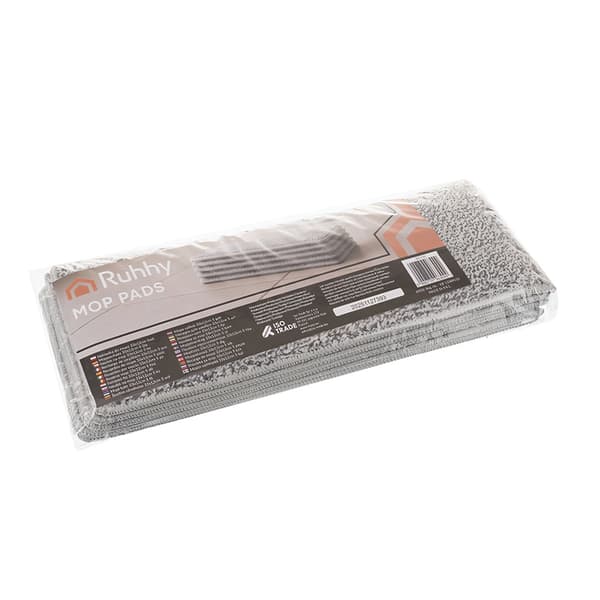 Flade moppebetræk 33x12cm, 5-pak, velcro, absorberende
