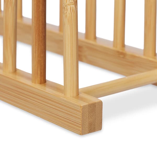set med 2 tallrikställ i bambu