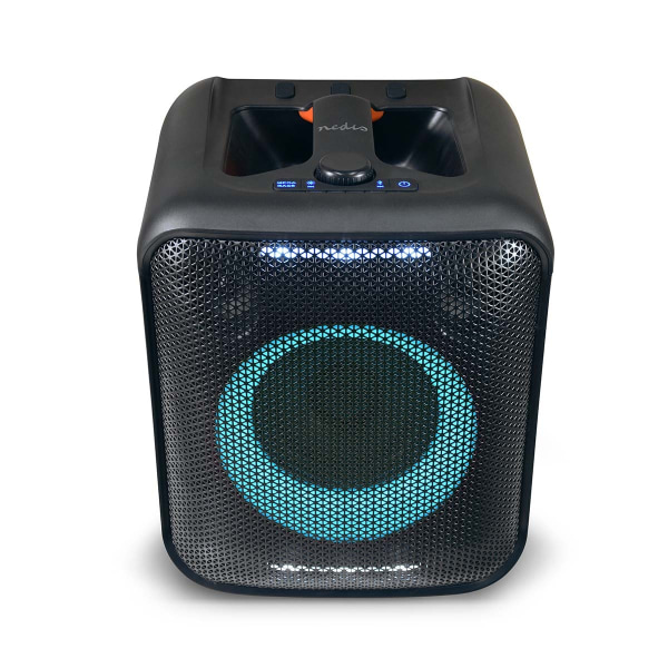 Bluetooth® Party Speaker | Suurin akun toistoaika: 5 tuntia | 150 W | Kantokahva | Juhlavalot | Linkitettävä | Taajuuskorjain | Musta / Oranssi