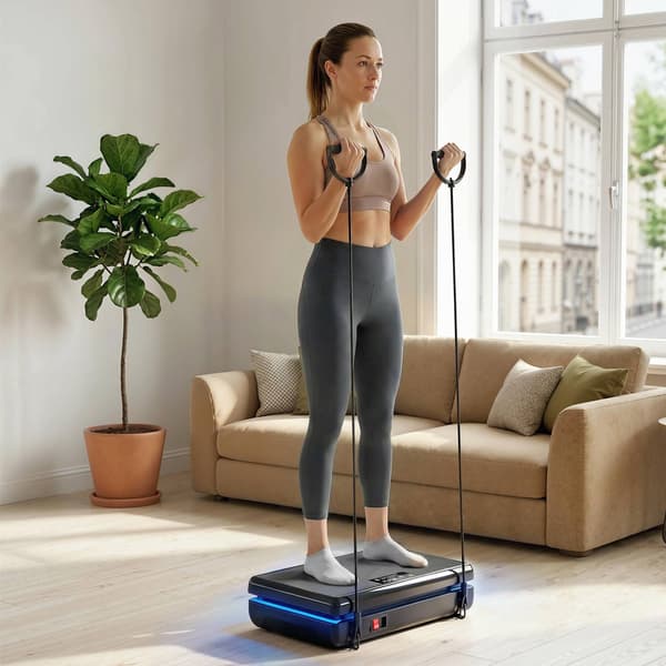 Vibrationsplade med 120 niveauer, modstandsbånd, LED-display
