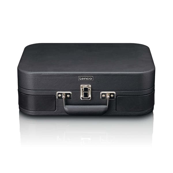 Retro Bluetooth® Pladespiller med indbyggede højtalere Sort