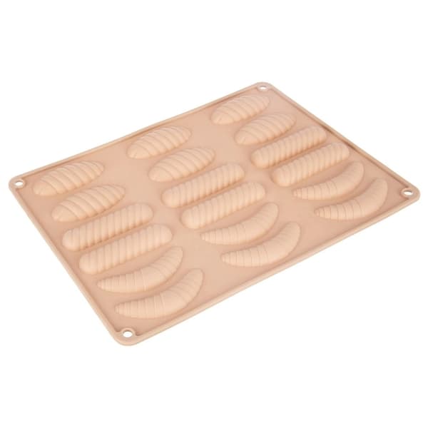 Silikoneform til småkager og praline, beige, 33x24,5x1 cm