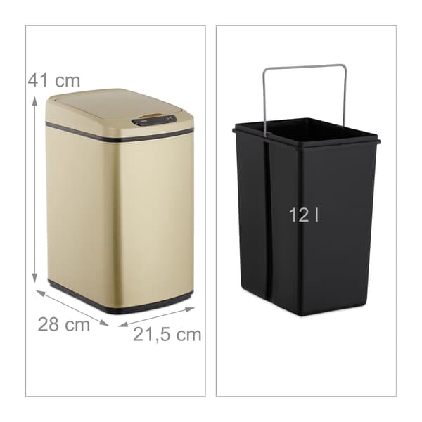 Anturijätesäiliö 12 l