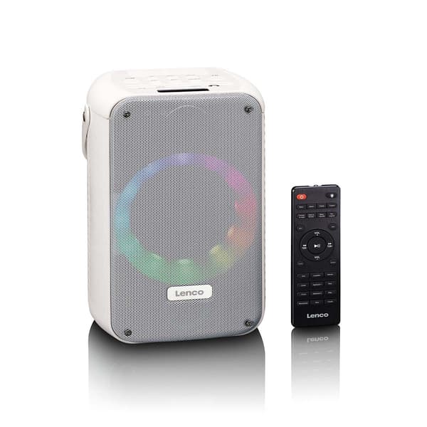 Bluetooth Karaoke-system med trådlös mikrofon och LED-lampor