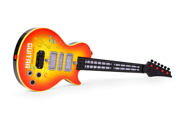 Børnerockguitar med infrarødt læringssystem