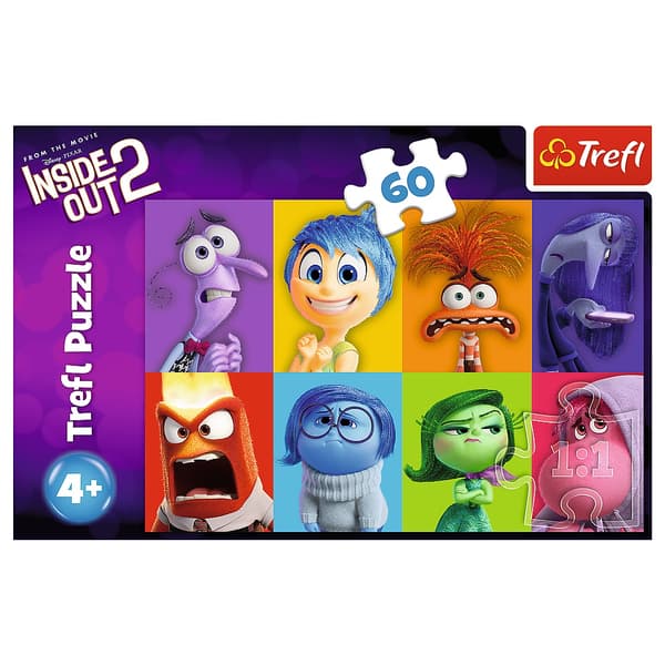 Trefl Disney Inside Out 2 -palapeli, 60 kpl