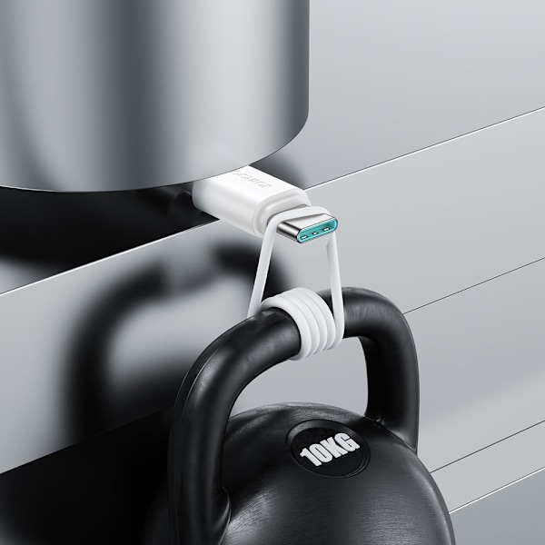 Lataus- ja tiedonsiirtokaapeli USB - USB Type C 3A 2m musta